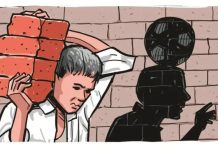 झेडपी शाळेच्या बांधकामाच्या ठिकाणी 12 वर्षांचा मुलगा काम करताना आढळला